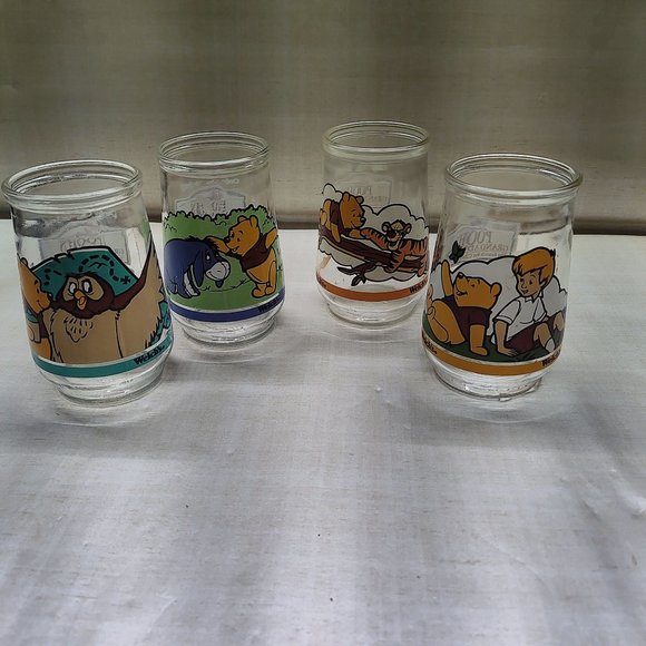 Disney Other - Winnie the Pooh Welch's jelly glasses set of 4